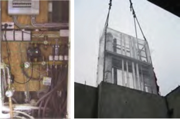 Installation shafts before and after the application of modularity as a tool for managing complexity