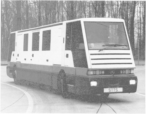 The purpose-built vehicle for the Service Tunnel Transpiration System