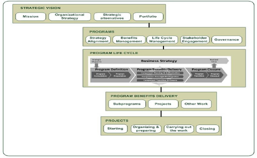 Integrated portfolio, program, and project view