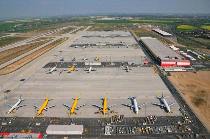 Overhead View of New DHL Center