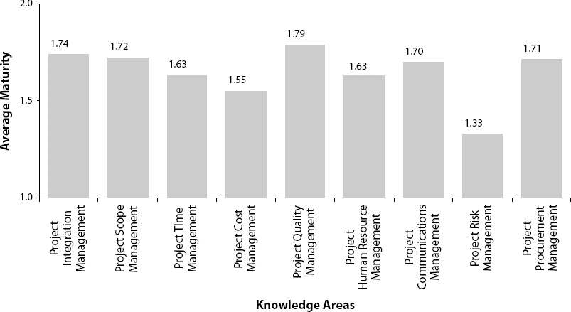 Project Management Knowledge Area Maturity