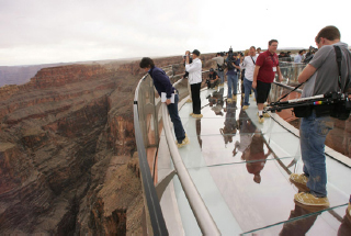 The Grand Canyon Skywalk (A good place to train yourself to outcome your biases)