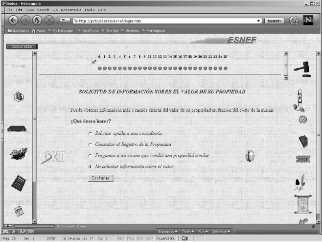 Example of Window of the Application