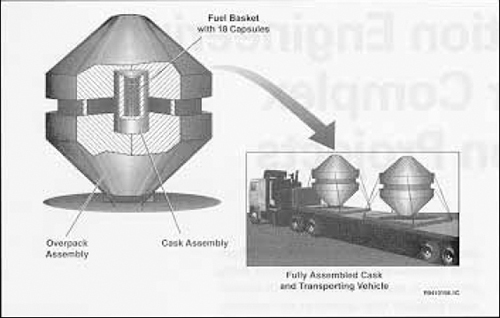 TRIGA Radioactive Fuel Element Packaging System Developed to Transport and Store Fuel Capsules