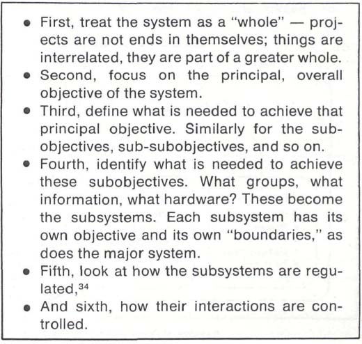The systems approach