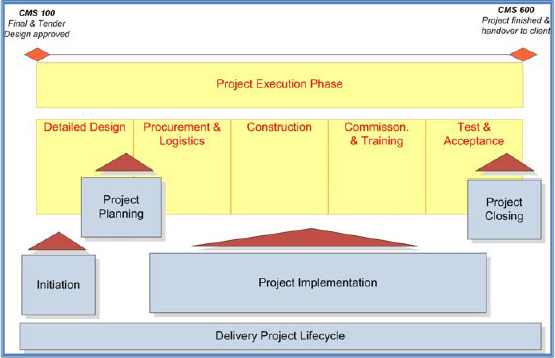 The client engagement and delivery project life cycles