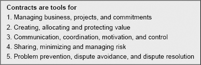 Functions of Contracts