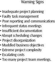 These are the early warning signs of runaway projects