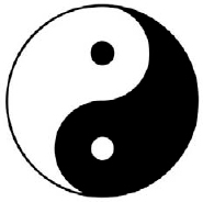 Taijitu symbol of yin yang