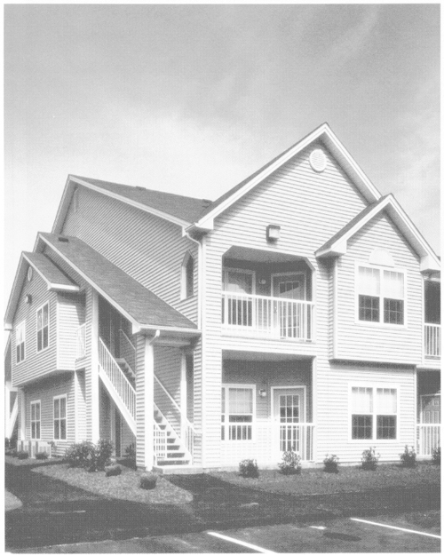 The attractive design of this family-oriented apartment community makes it appear to bean “upscale” condominium complex. It was completed in less than eight months, a month ahead of schedule and $300,000 under budget