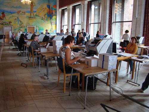 On election day, it took five and a half hours to count nearly 600,000 paper ballots from 111 polling stations