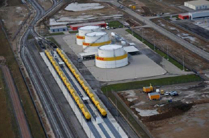 Rail Lines Delivering Fuel