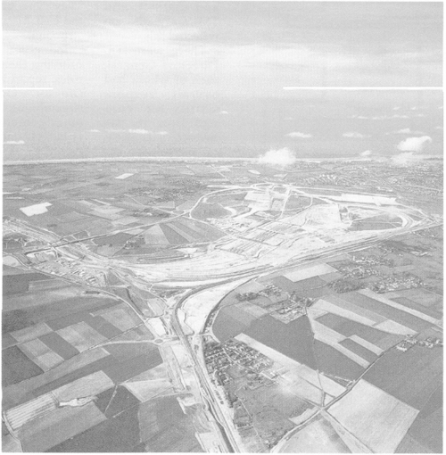 The French Terminal seen from the air in the spring of ’91