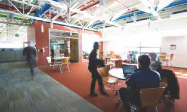 The central interaction space in the ESIF