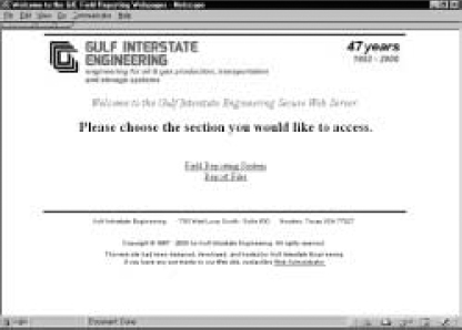 Input Screen