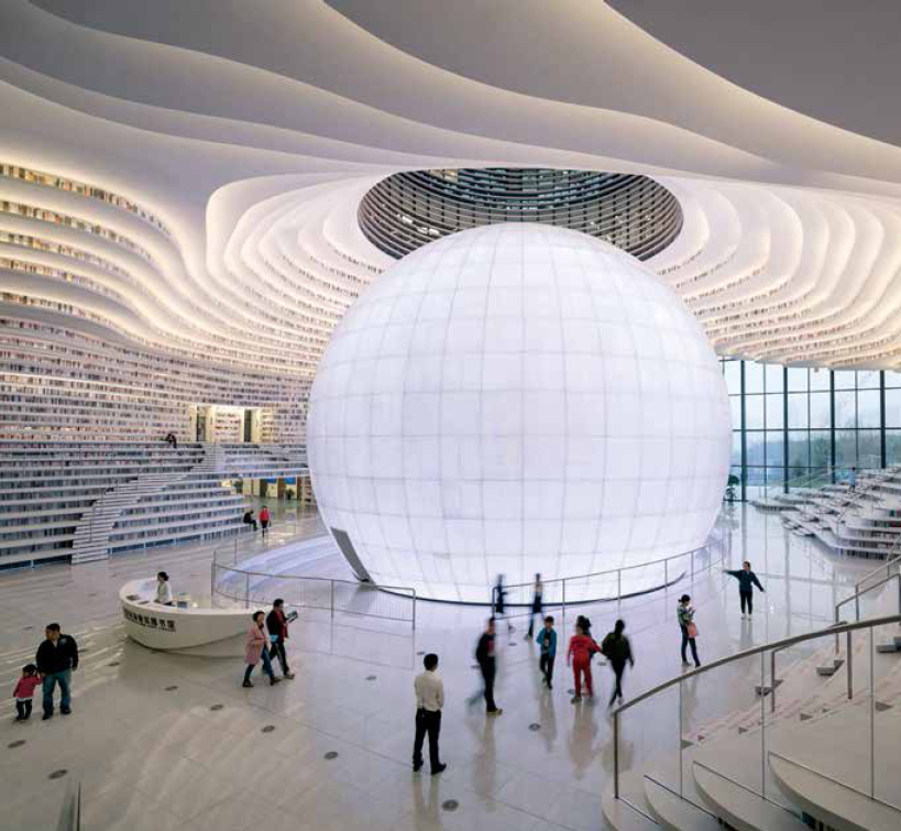 Something out of a Book: New Chinese Library Is Eye-Opening