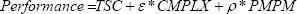 Project manager's performance calculation