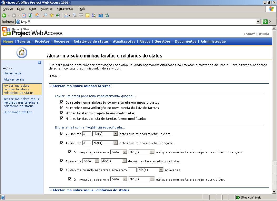 Sistema de Lembretes