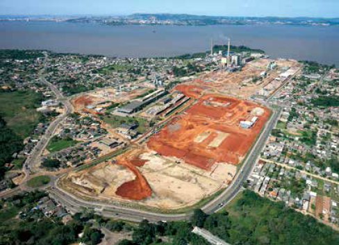 The project site in the fourth quarter of 2013