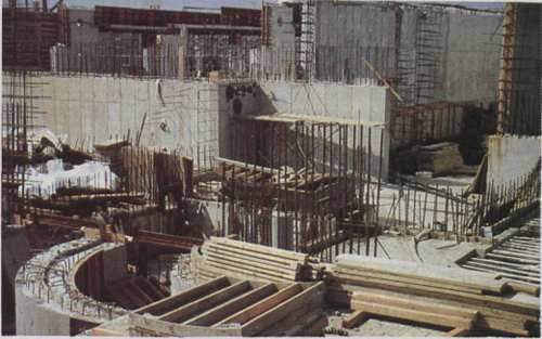 The Final Sedimentation Tanks Which Contain 23,000 Cubic Yards Of Concrete And 300,000 Lbs. Of Reinforced Steel