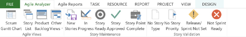 Agile Analyzer Toolbar