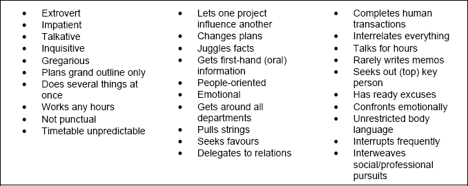 Attributes of multi active cultures