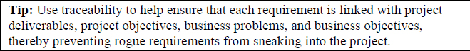 Traceability Tip