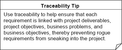 Traceability tip