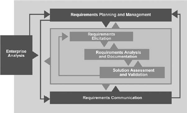 BABOK® Guide Knowledge Areas (adapted from IIBA, 2006