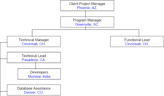 Project management of a global virtual IT project