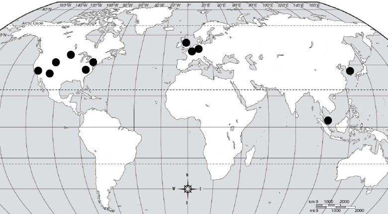 Location of the cross-functional team members