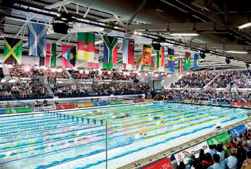 The Tollcross International Swimming Centre was expanded with a new 50-meter warm-up and training pool