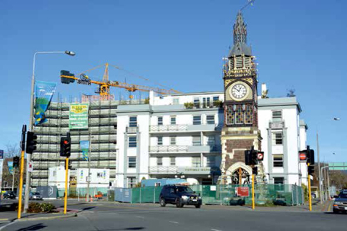 Following an earthquake, Christchurch is bustling with reconstruction projects