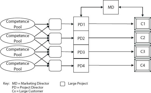 Governance Structure on a Large Project in the ECI