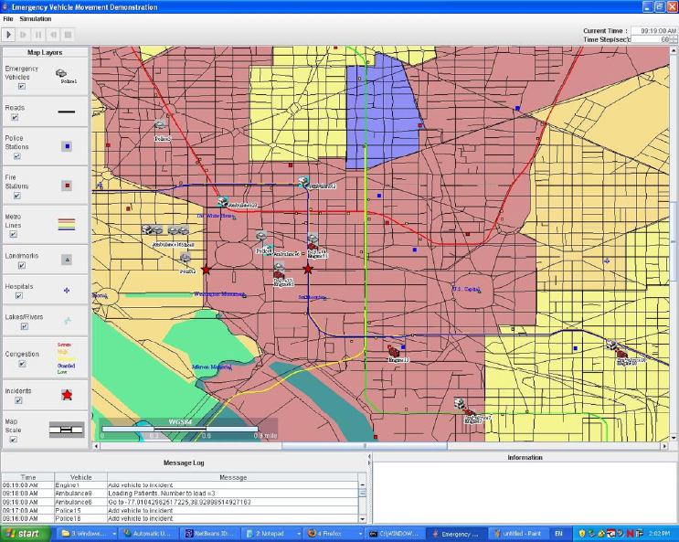 Simulation based emergency response planning