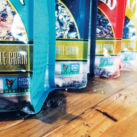 Products bearing the Non-GMO Project Verified seal