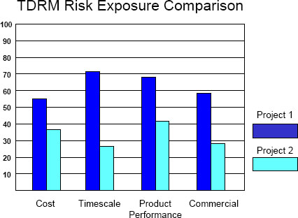 Top down techniques for project risk management