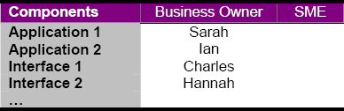 Ownership Matrix