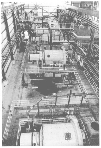 Ball mills and a rod mill in the grinding bay are used to grind ore until 80 percent of it is smaller than 35 microns