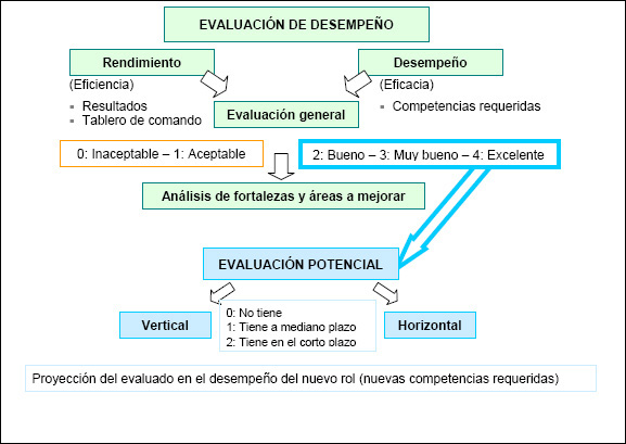 La evaluación de desempeño y la evaluación de potencial en Administración de Proyectos
