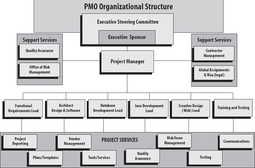 Sample Project Organization for a Global Project