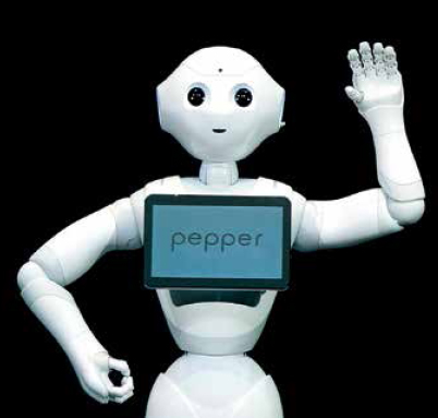 Pepper, the humanoid robot, wants to sell you a Nescafe coffee machine