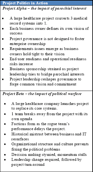A Story of Two Projects
