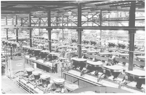 Froth flotation cells are used to recover the copper and tin