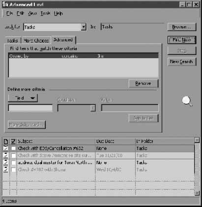 Advanced Find Function